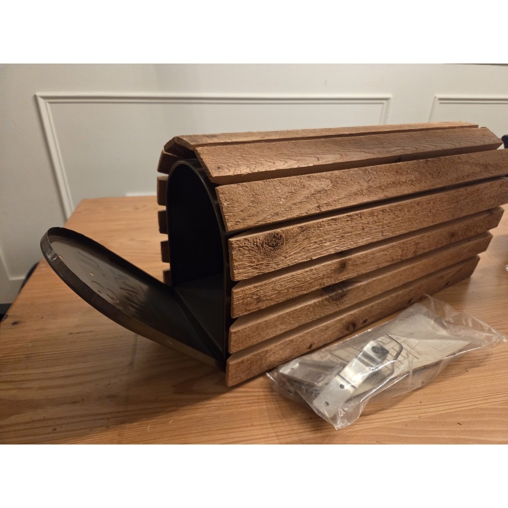 New Cedar Wrapped Mailbox